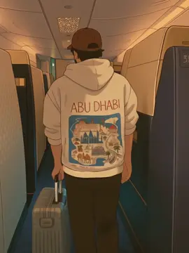 Travel with me in ghibli style to London 🛩️ . . . . . #ghibli #ghiblistudios #london @Etihad @Skatehouse @هاوي ☕️🎭 