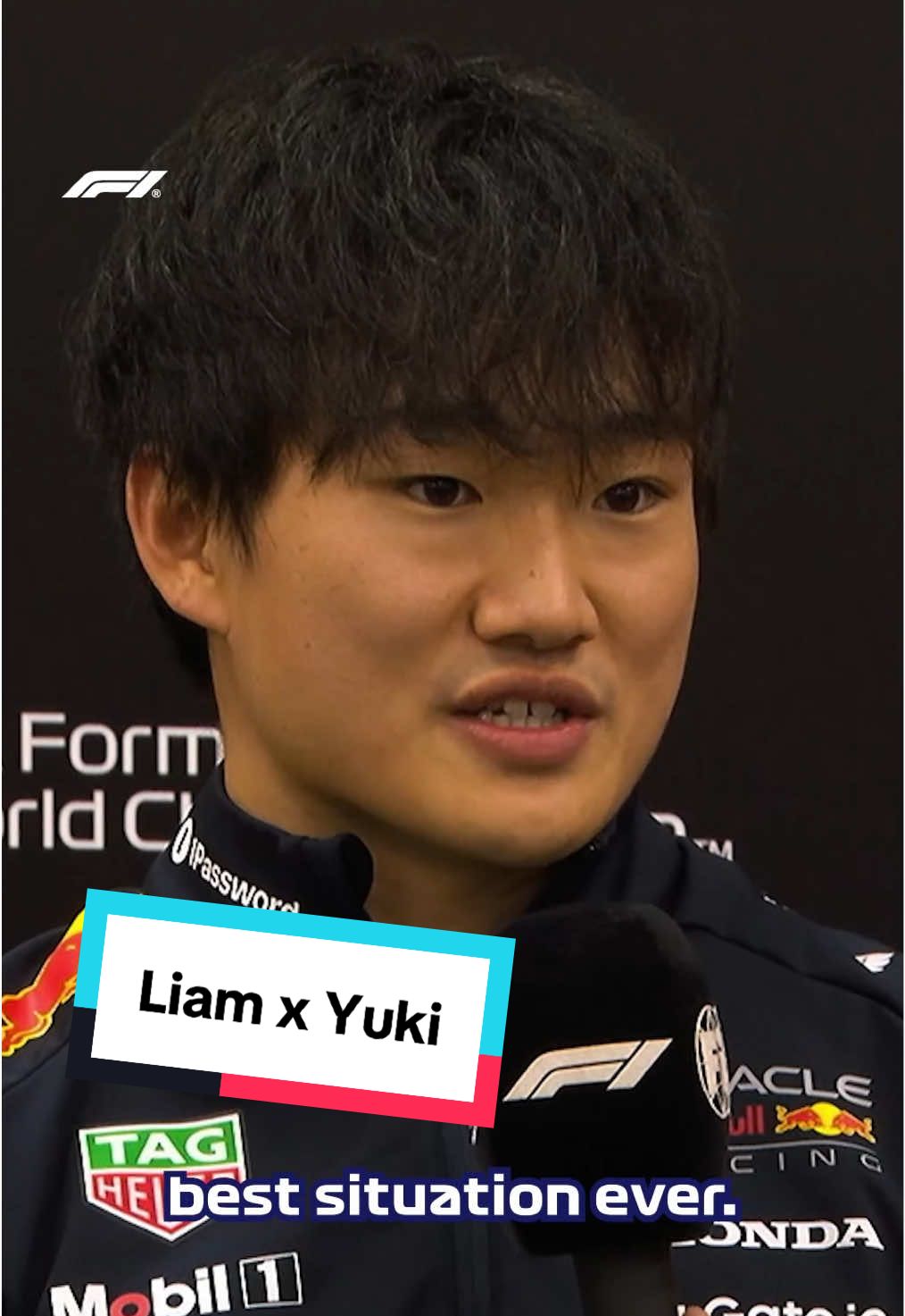 liam and yuki spill about how their swap went down👇#f1 #formula1 #japanesegp #yukitsunoda #liamlawson #redbullracing #vcarb 