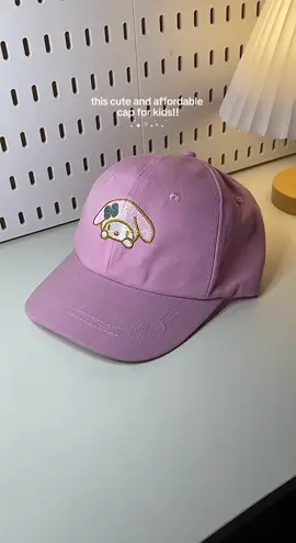 sobrang cute neto talagang magugustuhan ng mga kids nyo!!✨ #cap #capforkids #kidscap #cute #sanrio #affordable #highquality 