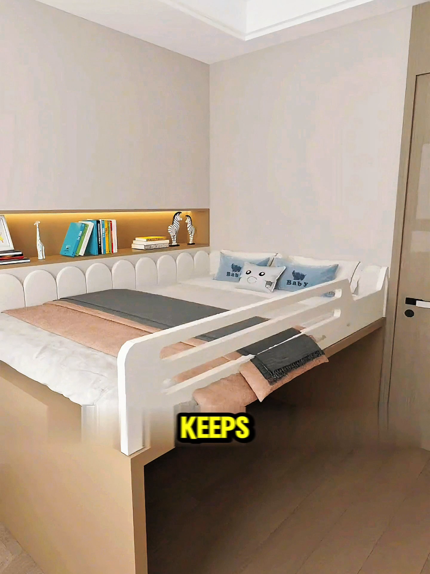 Small Bedroom Big Functionality | A Smarter Approach #shorts #bedroomdesign #homedesign #interiordesign #galvanizedsteel #design #decor #makeitviral #goviral #homedecor