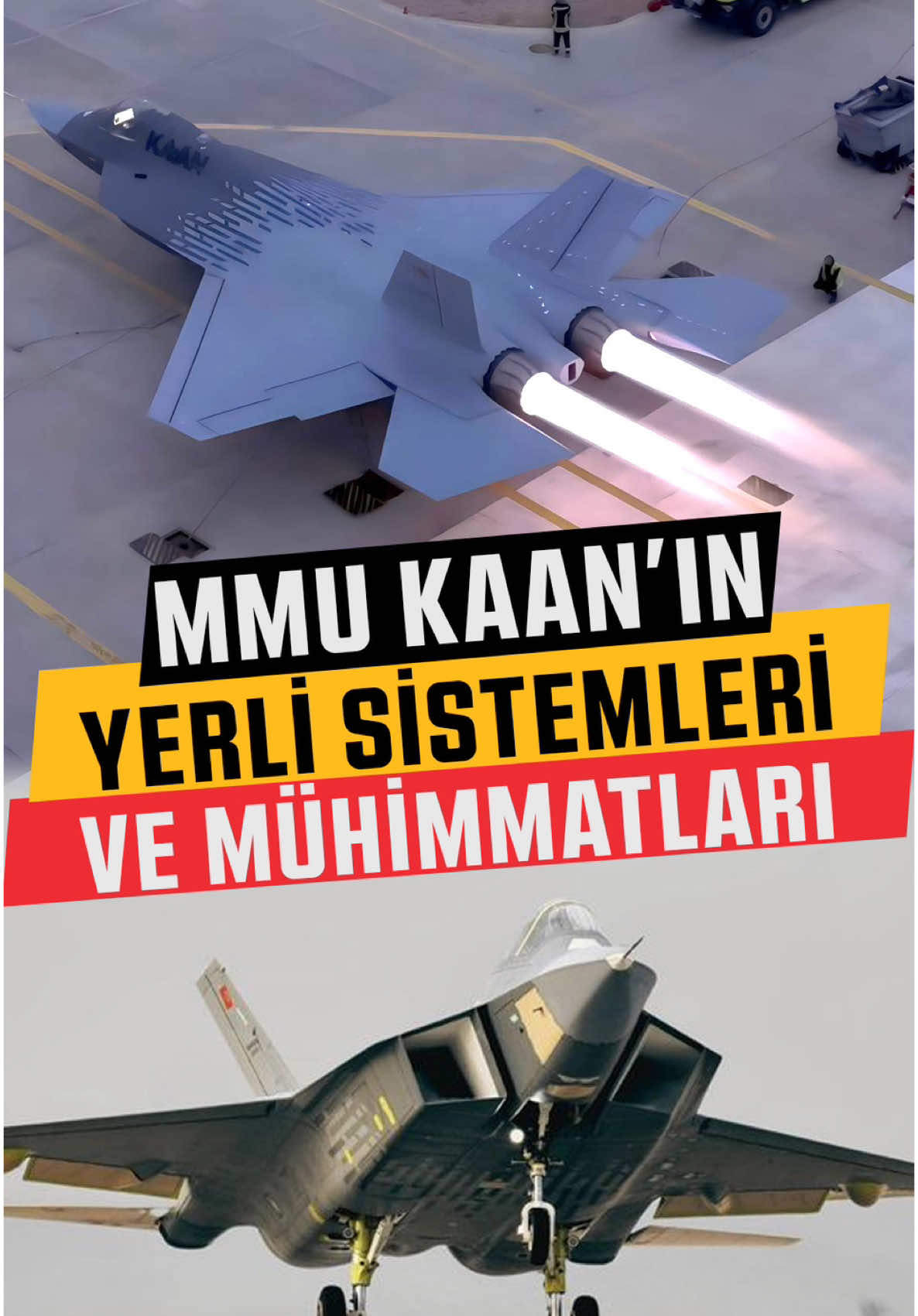 Mıilli Muharip Uçak Kaan ‘ın Yerli Sistem ve Mühimmatları #kaan  #mmu #millimuharipuçak #hürjet #roketsan #aselsan #tübitaksage #gökdoğan #bozdoğan #anka3 #kızılelma #shorts #short #shortvideo #shortsvideo #mmukaan #kaanmmu #savunmasanayi #milliteknolojihalmesi #tiktokhaber #tiktokgündemi