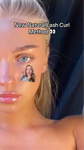 3 steps to natural curled lashes 😍 Side by side comparisom at the end ✨ Will you try this new method? 👀 #lashes #lashlift #naturalbeautytips 