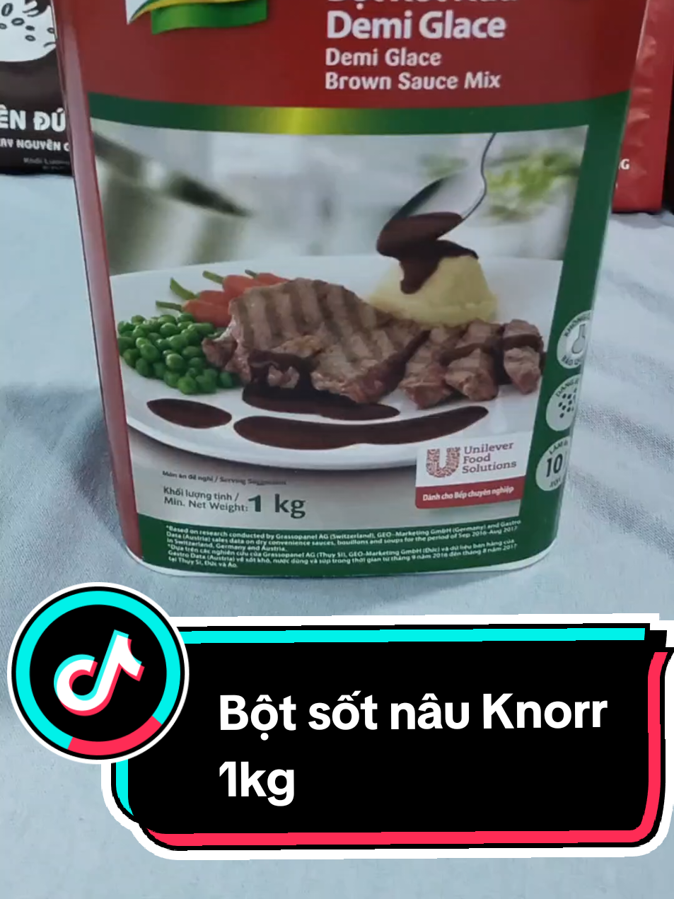 Bột sốt nâu Knorr 1kg #botsotnauknorr1kg,#botsotnau,#knorr,#giaviknorr,#giavinguyenduc 