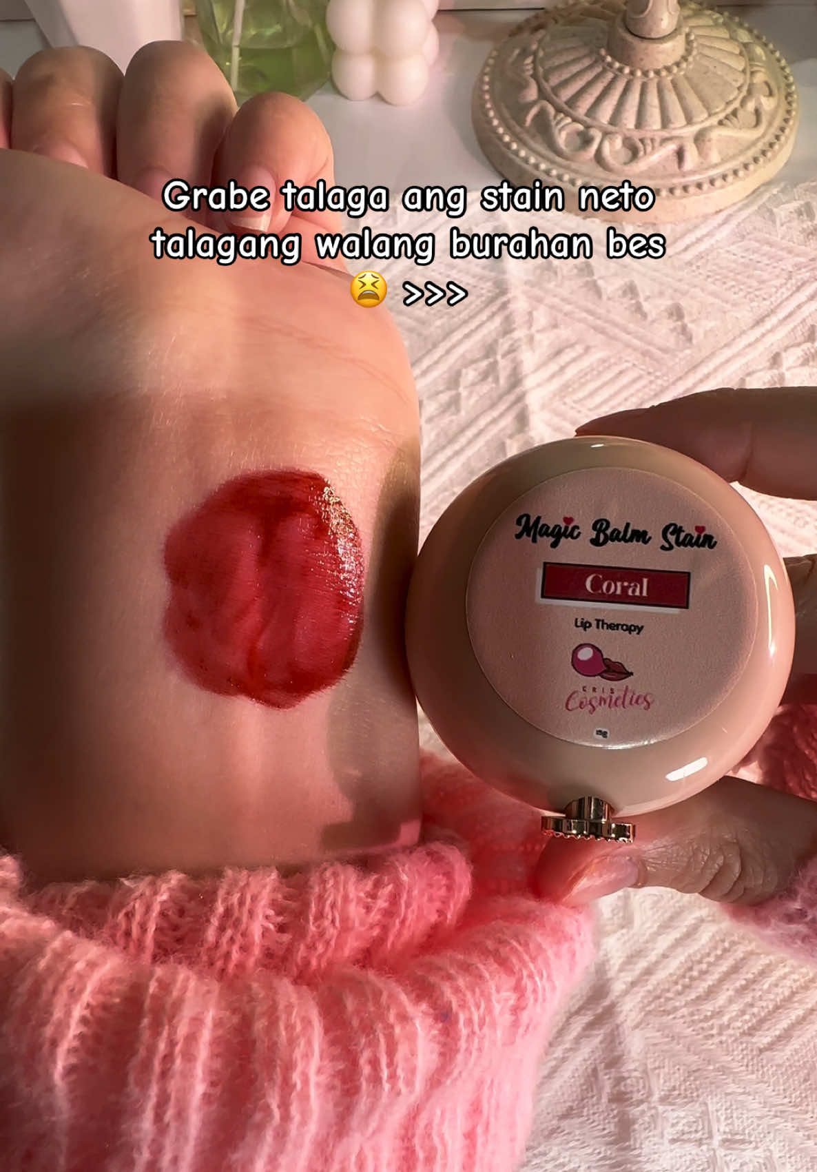 CC Glam lip therapy balm grabe sa stain to hindi talaga natatangal swear! 😫  DISCLAIMER: prices may vary and change anytime and any day with no prior notice specially when promotion ends! Kaya bumili ka na ngayon habang mura pa! 🦋 #lipbalm #lipbalmrecommendation #liptherapy #liptherapybalm #magiclipbalm #lipstain #ccglamandbeauty #magiclipstick #magicbalmstain #lipbalmaddict #lipbalmviral #foryou #viral #trendinglipbalm #trending #foryoupage 