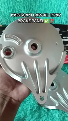 kwasaki barako rear brake panel 💯✅#bossmatt #motorparts #kawasakibarako175 #barako175 #brakepanel #viral #fyp 