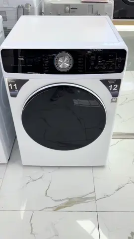 TCL DRYER เครื่องอบผ้าฝาหน้า ความจุ 11Kg. สีขาว รุ่น WT11KFDYW อบแห้งไวด้วยความร้อน โปรแกรมลดรอยยับ