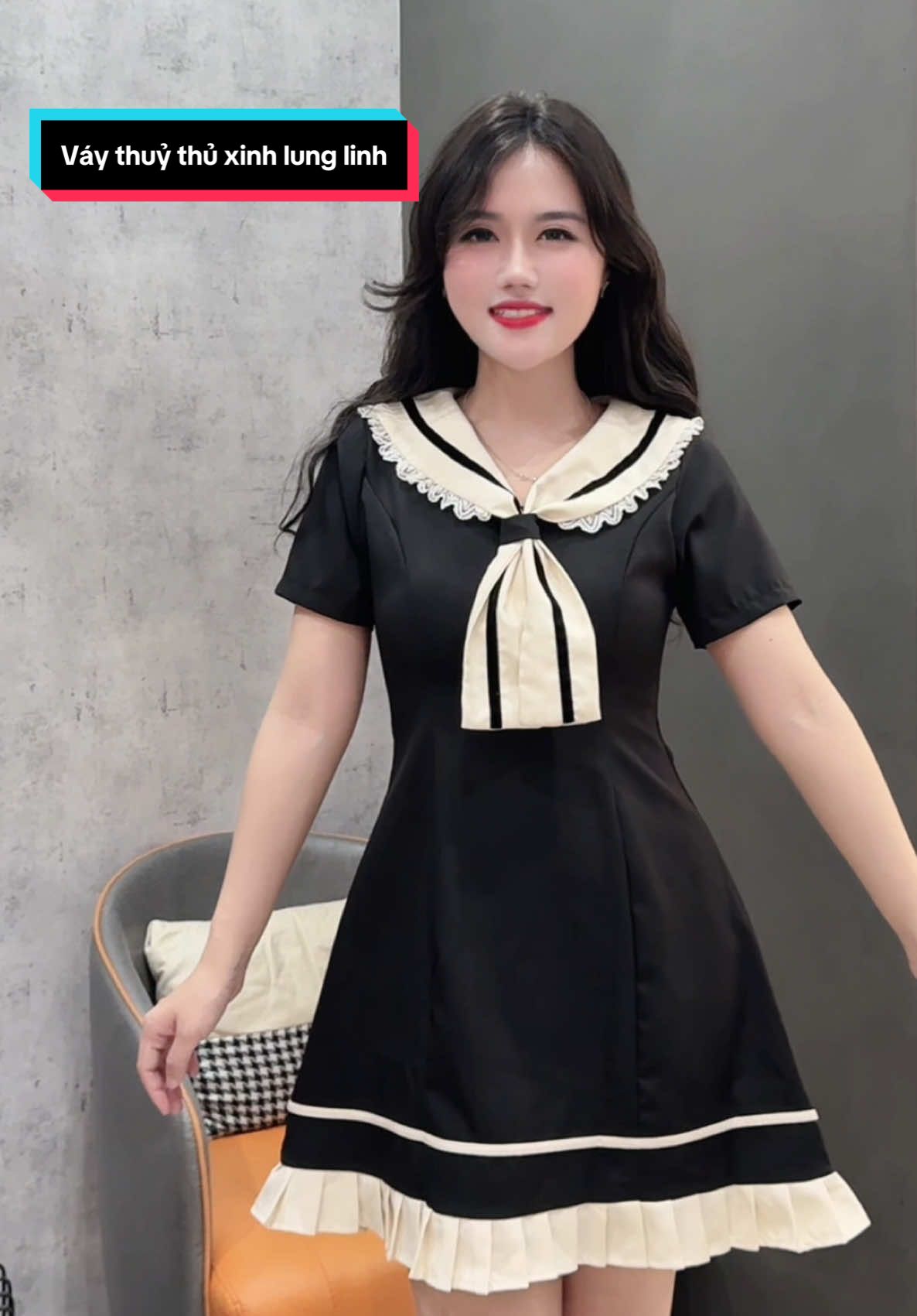 Váy thuỷ thủ xinh lung linh #vaythuythu #vaydep #vaynu #vaynuxinh #vayhottrend #vaythoitrang #vayxuhuong #trendingvideo #viraltiktok #thoitrangnu #fpyシ 