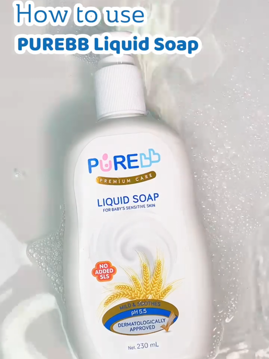 Jadi sudah tau kan cara pakai PUREBB Liquid Soap moms? 🥰✨️ PUREBB Liquid Soap denhan kandungan  ✅️ Oat Kernel Chamomile  ✅️ Pro Vit B5 ✅️ Allontoin yang dapat membersihkan kulit sensitive bayi dengan Advance Technology Formula without Detergent dan Dermatologically Tested✨️ Check out this now ‼️🛍 #sabunkulitsensitive #sabunbayi #liquidsoap #purebbliquidsoap 