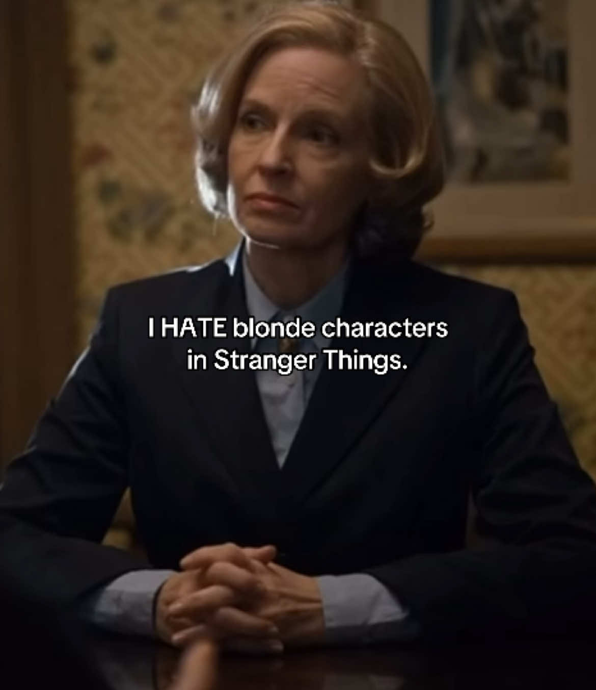 The blonde is always the problem #strangerthings #blonde 