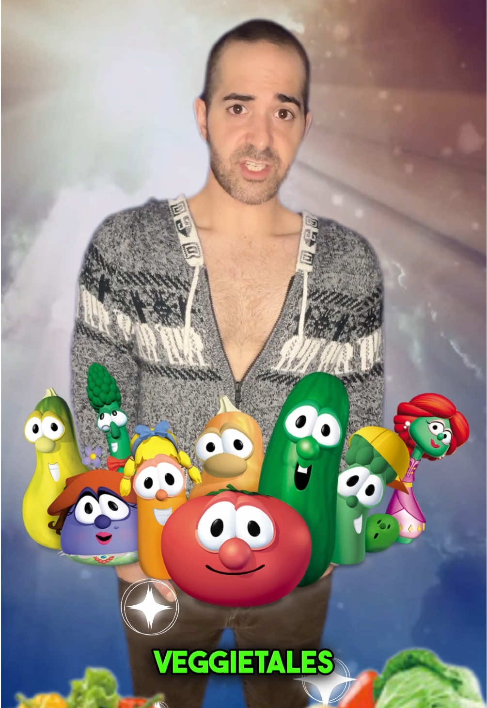 VeggieTales raised me tho 🥦 #veggietales #musiccomedy #comedysong #comedian #musicproducer #comediansoftiktok #veggies 