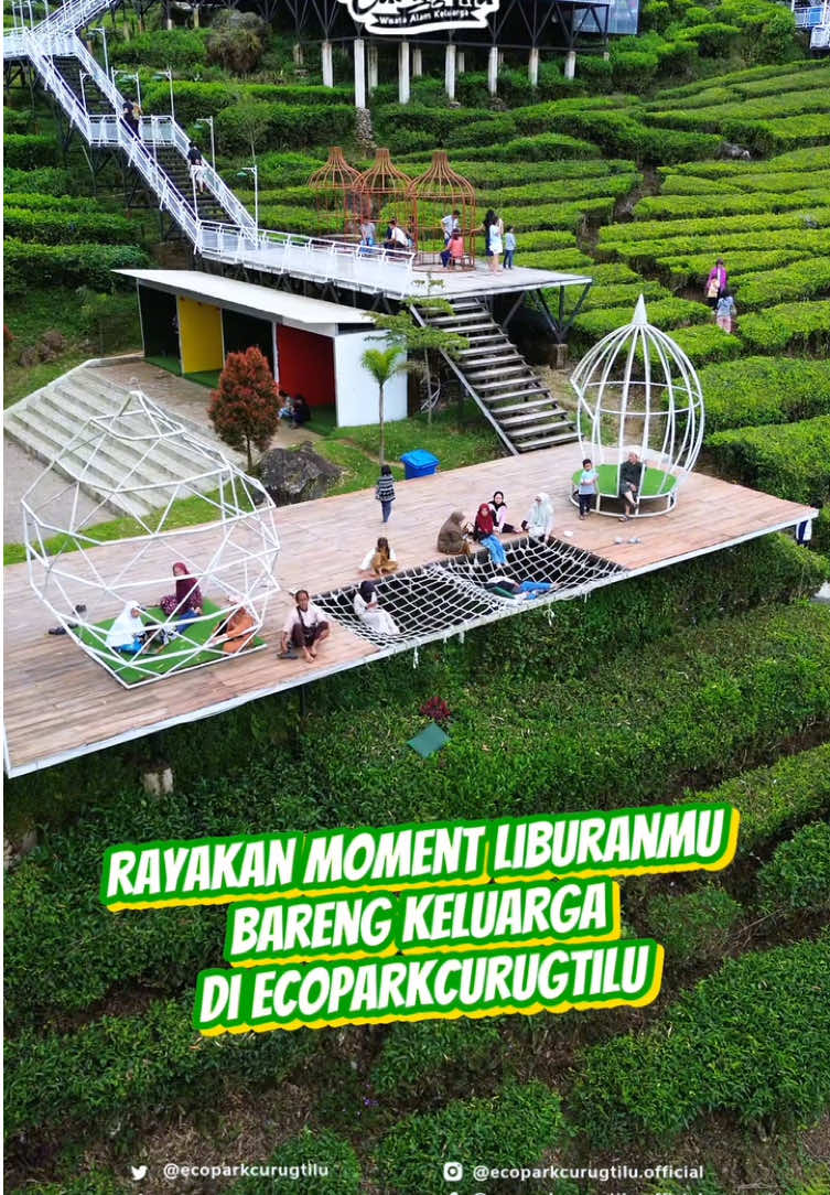 Sebelum menjalani aktivitas seperti biasa  mari kita liburan untuk sementara 🍃🙌🏻  @ecoparkcurugtilu.official  ____________________________________________ 📍Jl. Raya Rancabali Km.01, Patengan, Rancabali, Ciwidey, Kab.Bandung ____________________________________________ #ecoparkcurugtilu #wisatalamkeluarga #wisatakeluarga  #wisataciwidey #jelajahciwidey #wisataalamciwidey #wisatakabupatenbandung #wisatabandung #jelajahbandung #bandungbanget #explorebandung#liburanseru