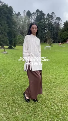Create the perfect holiday look with @Bown . Earthy tones will create a harmonious look that feels both cozy and elegant, ideal for your festive celebrations!✨ —#WearBoboTokyo #TheWayofChic