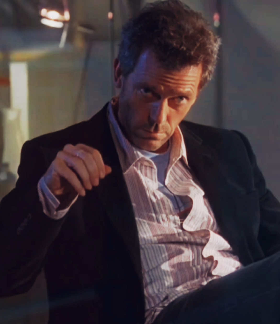 obsessed with how tortured and miserable he looks #gregoryhouse #housemd #gregoryhouseedit 