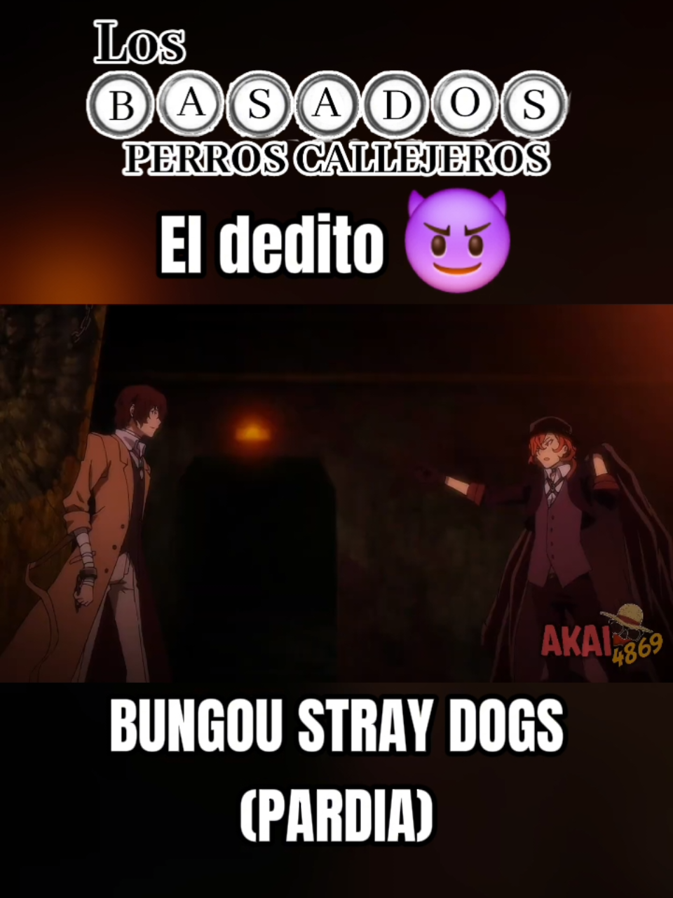 El de'ito 😈 #bungoustraydogs #anime #Parodia #risas #comedia 