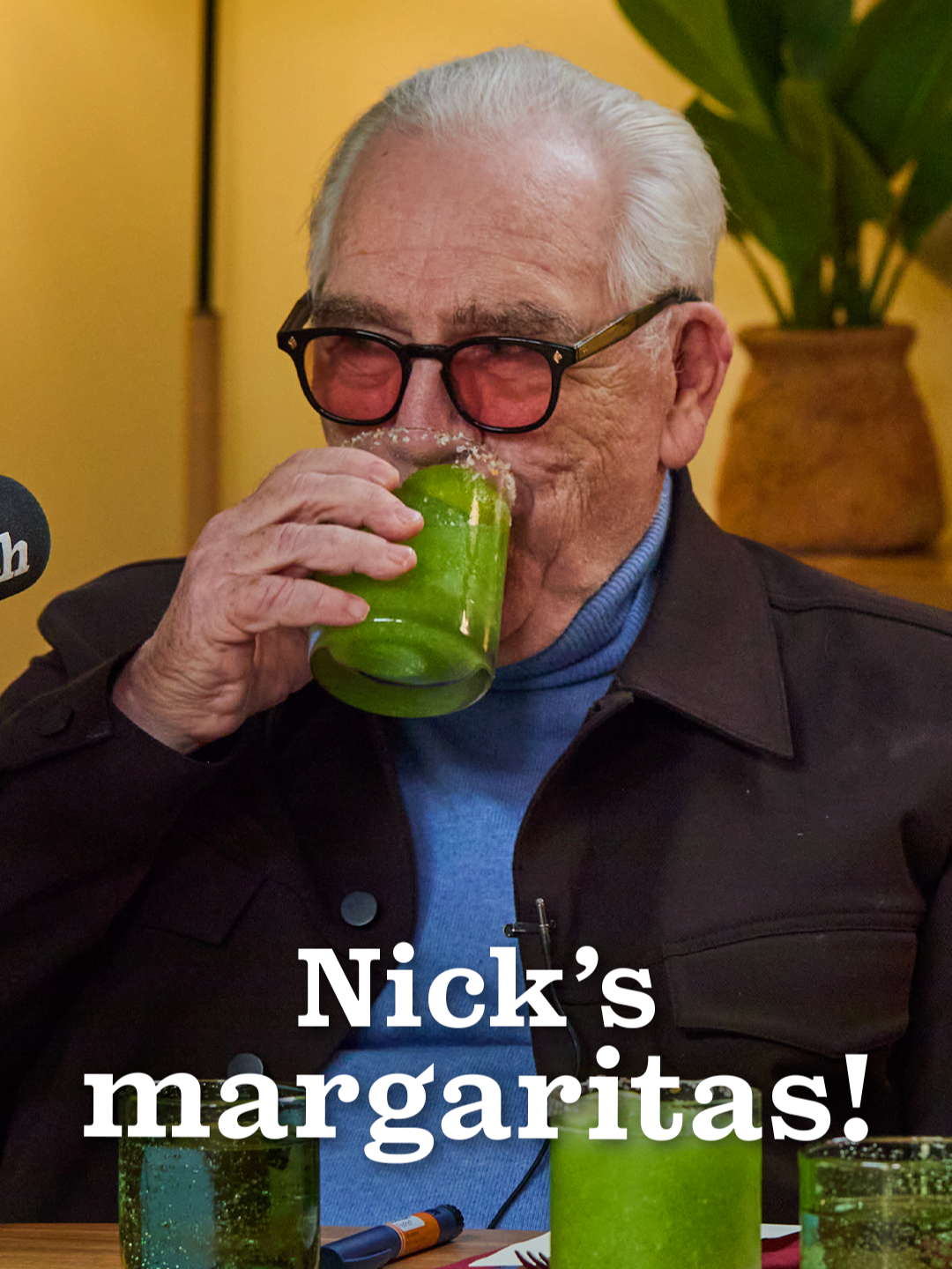 Nick's margaritas got the Brian Cox seal of approval! @waitrose @nickgrimshaw #AngelaHartnett #DishPodcast #BrianCox #NicoleAnsariCox #Succession