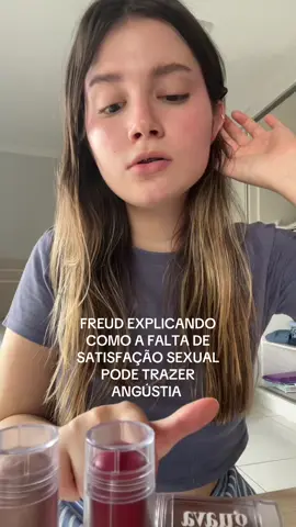 #freud #psicologia #fyp  Usando meu stick da @guava skin que poderia ser uma publi de tão bom que é, mas infelizmente não é😭