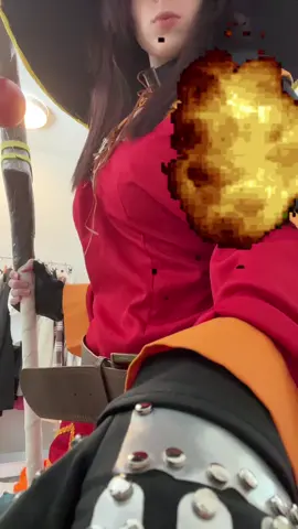 Megumim smoke dope.... i do not look good from low angle #megumin #konosuba #cosplay #konosubarashiisekai 