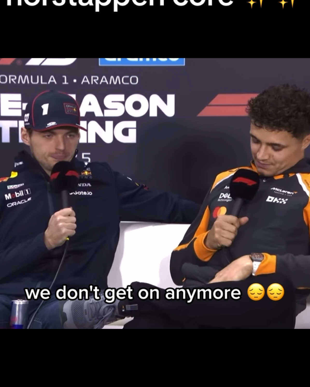 a very chaotic duo 😭😭 #f1 #formula1 #maxverstappen #landonorris #fyp 