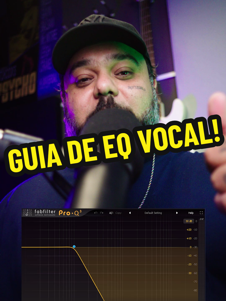 Guia de Eq Vocal! #vocal #mixagem #microfone #homestudio  #equalizer 
