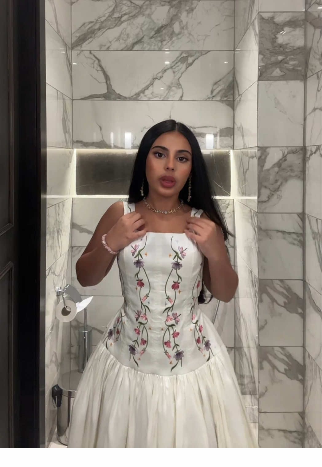 Our lovely Rateel wearing Asl blooms Dress 🧚@rateel 