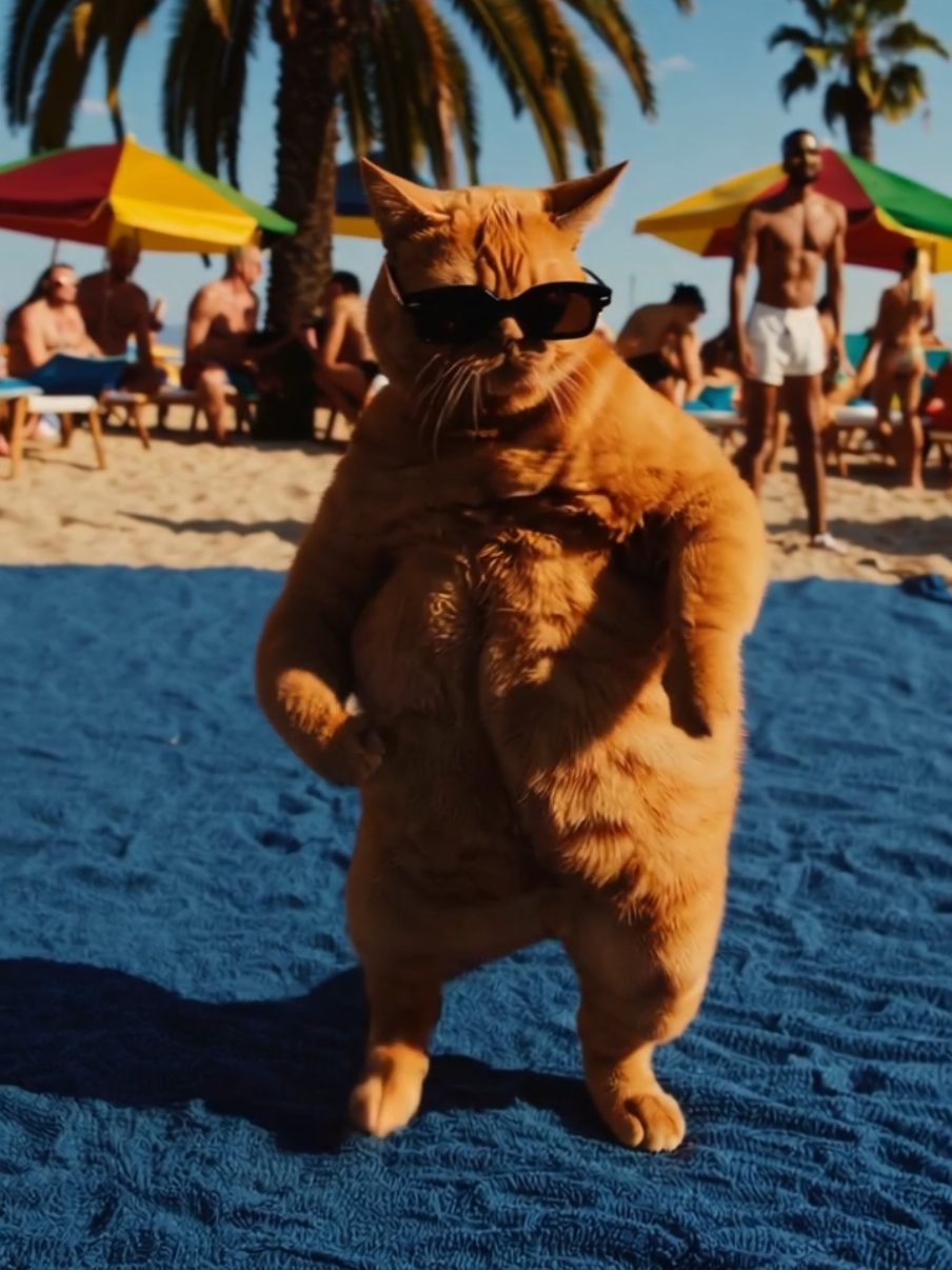 🐈🏖 #cat #ai 