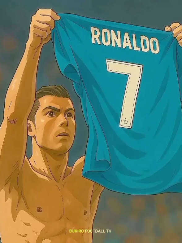 Football in Ghilbi style. 🔥 #football #footballtiktok #ronaldo #messi #trophy #worldcup #Ghibili #style #foryou 