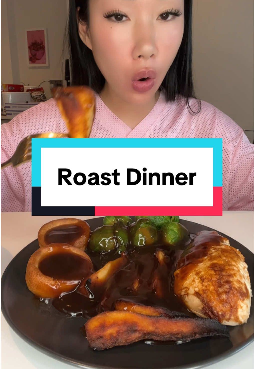 Dinner Mukbang ❤️ #eatwithgg #ggflavour #mukbang #eatwithme #roastdinner #FoodTok 