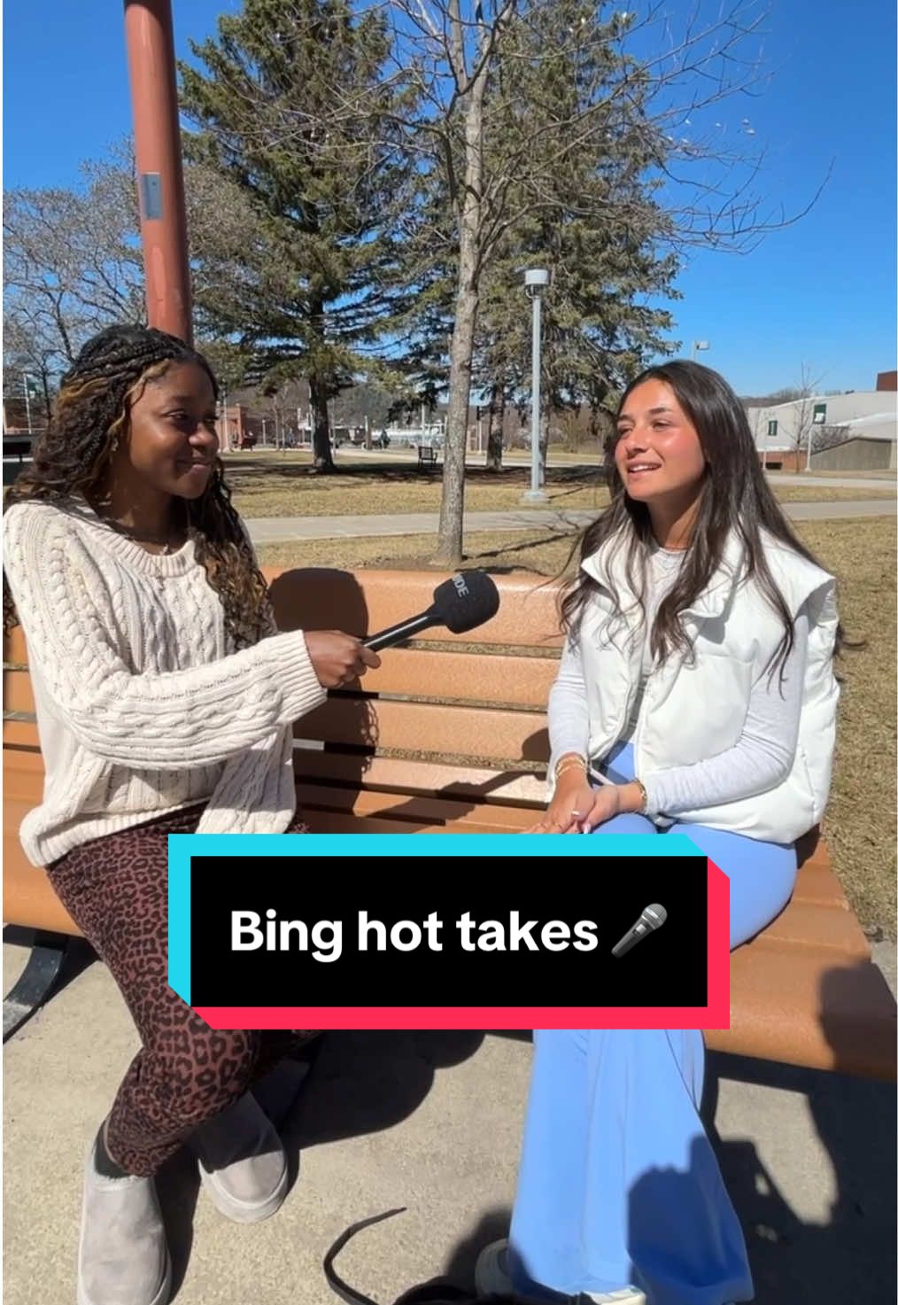 We asked students their Bing hot takes 👀 Do you agree or disagree?! #binghamtonuniversity #binghamton #college #university #campus #collegelife #studentlife #universitylife #interview #hottake #fyp 
