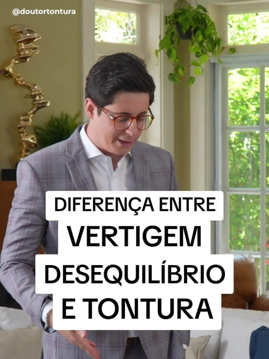 Você sabe qual a diferença entre a vertigem, tontura e o desequilíbrio? Vem comigo que eu te explico! #vertigem #tontura #desequilibrio #saúde #médico