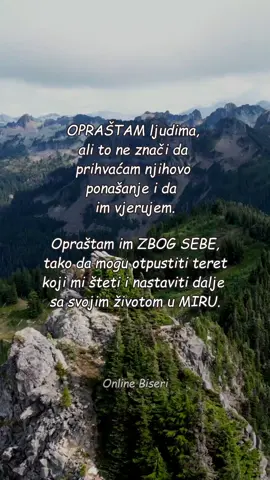 ✨️Sposobnost da nekome oprostimo i nastavimo dalje sa svojim životom u miru 🍀❤️ . . #osobnirast #disciplina #put #sreca #citati #motivacija #zivot #iskustvo #fokus #uspjeh #tajna #oprosti #izazov #izbor #zahvalnost #zrelost #mentalnozdravlje #moć #mir #rad #rast #razlika #stav #san #cilj 