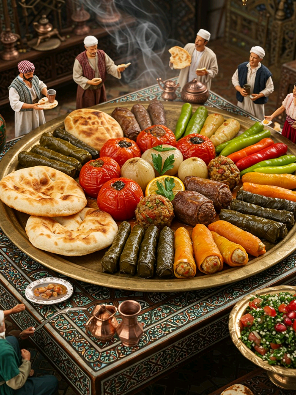 مين بحب الدولمة وكيف بتعملوها اكتبولي بالتعليقات ؟هل جربت الدولمة العراقية من قبل؟ 😍🍽️ شاهد هذا الفيديو الفريد حيث صنعناها باستخدام الذكاء الاصطناعي! هل تفضل الطريقة التقليدية أم أنك منفتح على التجربة؟ 🤖🔥