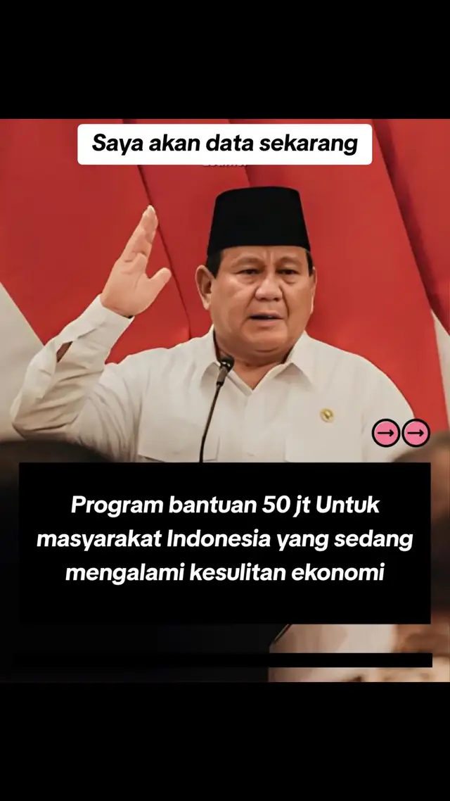 #assalamualaikum #bissmillahirrahmanirrahim #bantuan #prabowo #prabowosubianto #prabowopresiden2024 #modalusaha #rezeki #lewatberandafyp #videoviralitiktok #viralll #masukberandamuu #xybca #foryoupage 