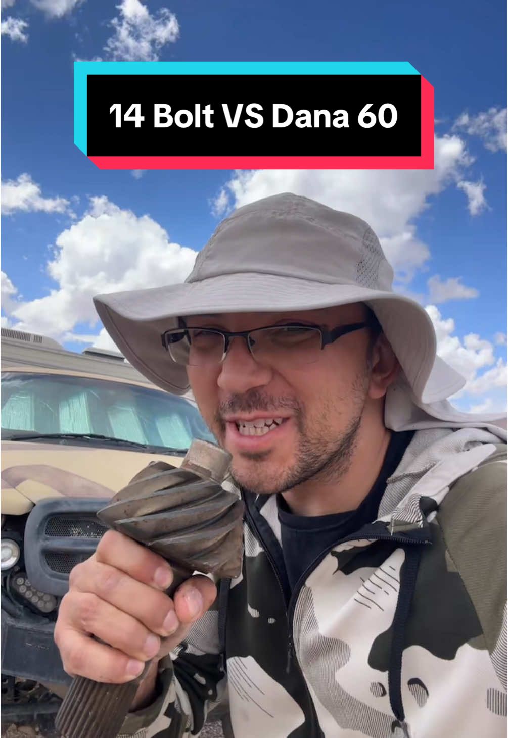 Replying to @Toby Why the 14-Bolt is stronger than the Dana 60! 🔥⚙️💪 Ever wonder why the GM 14-bolt is a go-to for hardcore off-road builds? One big reason: double shear pinion support. Unlike the Dana 60, which only supports the pinion in single shear, the 14-bolt has its pinion captured on both sides in double shear. That means less gear deflection, better strength. Visually see how I demonstrate why this axle is a legend. #CarTok #TikTokAutoCampaign #automotive #truck #axle #14Bolt #Dana60 #OffRoad #AxleTech #Gearhead #Fabrication #engineering #mechanic #mechanicalengineering #greenscreen 