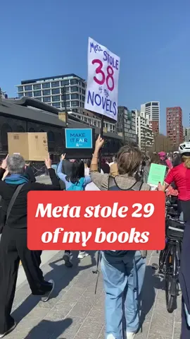 Meta knowingly used pirated  books to train its AI software and  chose not to go the legal route  because it was “expensive” and  would take too long. Check out the Society of Author’s website for more info. #metabookthieves #fionalucasauthor #meta #societyofauthors #authortok 