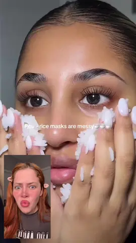 Why grinding rice when you can use a rice mask @Anua Store US #anua #anuacollagenmask #rice #ricecollagenmask #collagenmask #koreanskincare #glassskin #ricemask