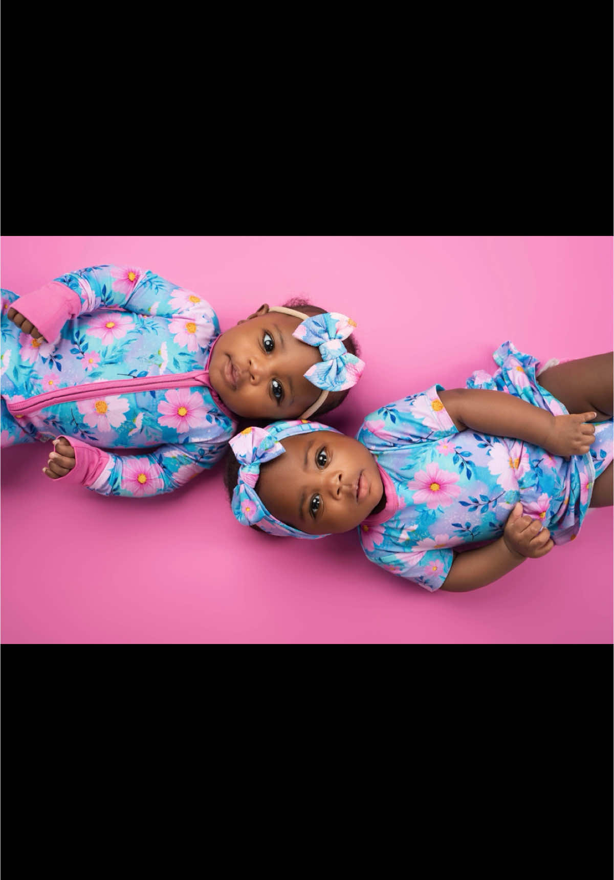 OKAYY TRIPLETS! So excited for my babies! They had two modeling gigs this past month. These are the photos that has been released. Still waiting on 4 outfits for Davian, 2 for Daviane and 1 for Davianna. These photoshoots are so much fun but it’s HARD WORK! Changing three little babies back to back, let’s not mention when they get tired. Thankful the shoot had some swaddles in it so it was okay for them to nap on the job.    Y’all can check them on the websites below … yes my babies headlining!!  https://www.littlepoppcrew.com/  https://www.readysetromper.com/collections/new-in-shop  #triplets #pcos #tripletmom #tripletsoftiktok #motherhood #pregnant #infertility #moviation #supermom #modeling 