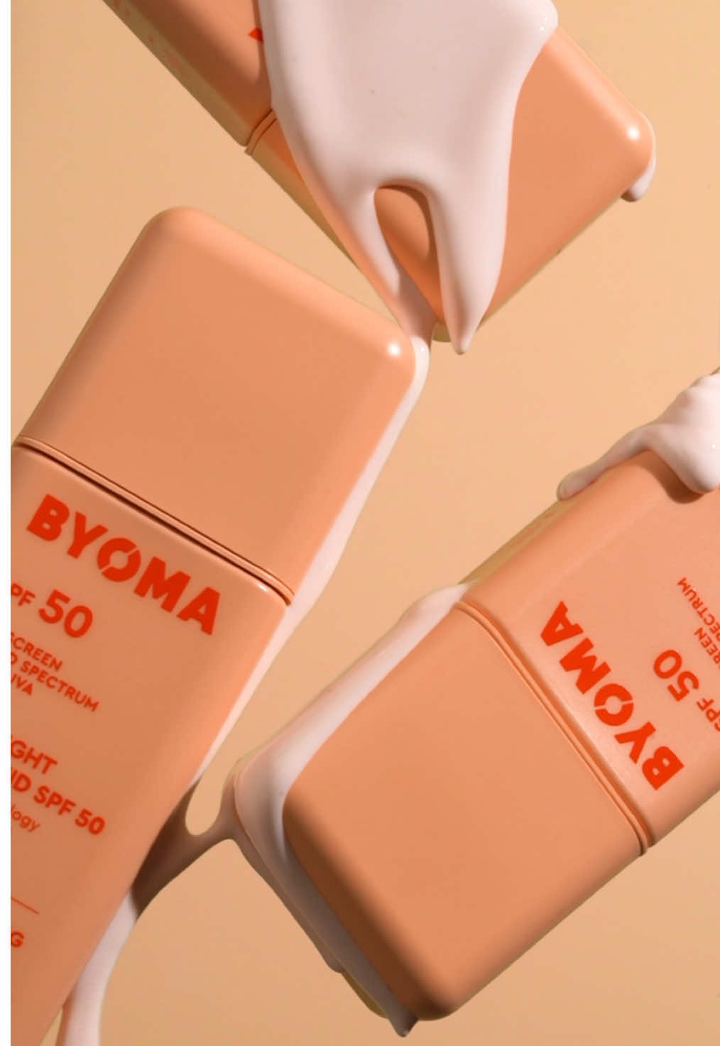 up close and personal with the new ultralight face fluid spf 👀👀 #byoma #newproductlaunch #spf #sunscreen 
