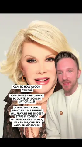 Joan Rivers: A Dead Funny All-Star Tribute will premiere on @NBC on May 13th with some of the biggest stars in comedy on the roster including Nikki Glaser, Chelsea Handler and Tiffany Haddish! #joanrivers #popculturenews #chelseahandler #nikkiglaser #tiffanyhaddish @Peacock 