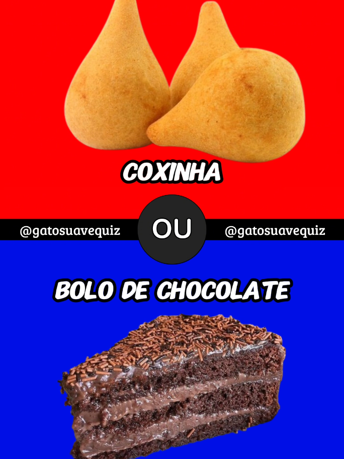Vamos ver se você vai ser diabético 🤔#🔵🔴 #escolhas #enquete #diabetes #qualvoceprefere #quiztime #quiz 