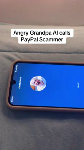 he got tired of him so he hung up 😂 #prankcall #funny #cai #scammer #angrygrandpa #scam 