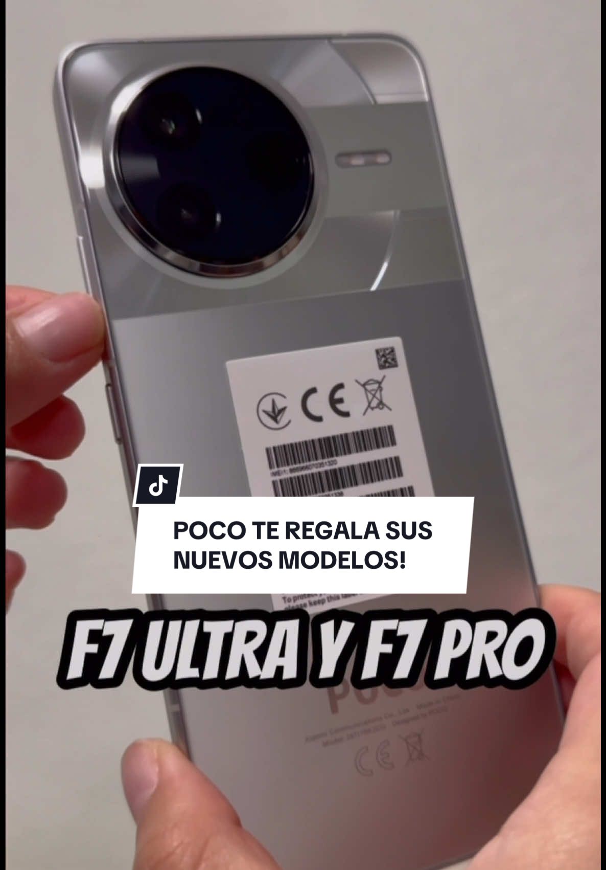 POCO estará regalando 3 de sus nuevos modelos F7 Pro & F7 Ultra para la comunidad de Call of Duty Mobile🔥😱 Este 4 de Abril a las 7:00PM (GMT-6) visita los canales de @poco_mx y @rokoletaa se estarán realizando partidas privadas en las que podrás llevarte uno de los 3 celulares! ✨ Asegura tu lugar y no te lo pierdas! 🤩 #callofdutymobile #callofduty #torneocallofdutymobile #POCO #POCOF7SERIES #HardcoreFlagship #videojuegos