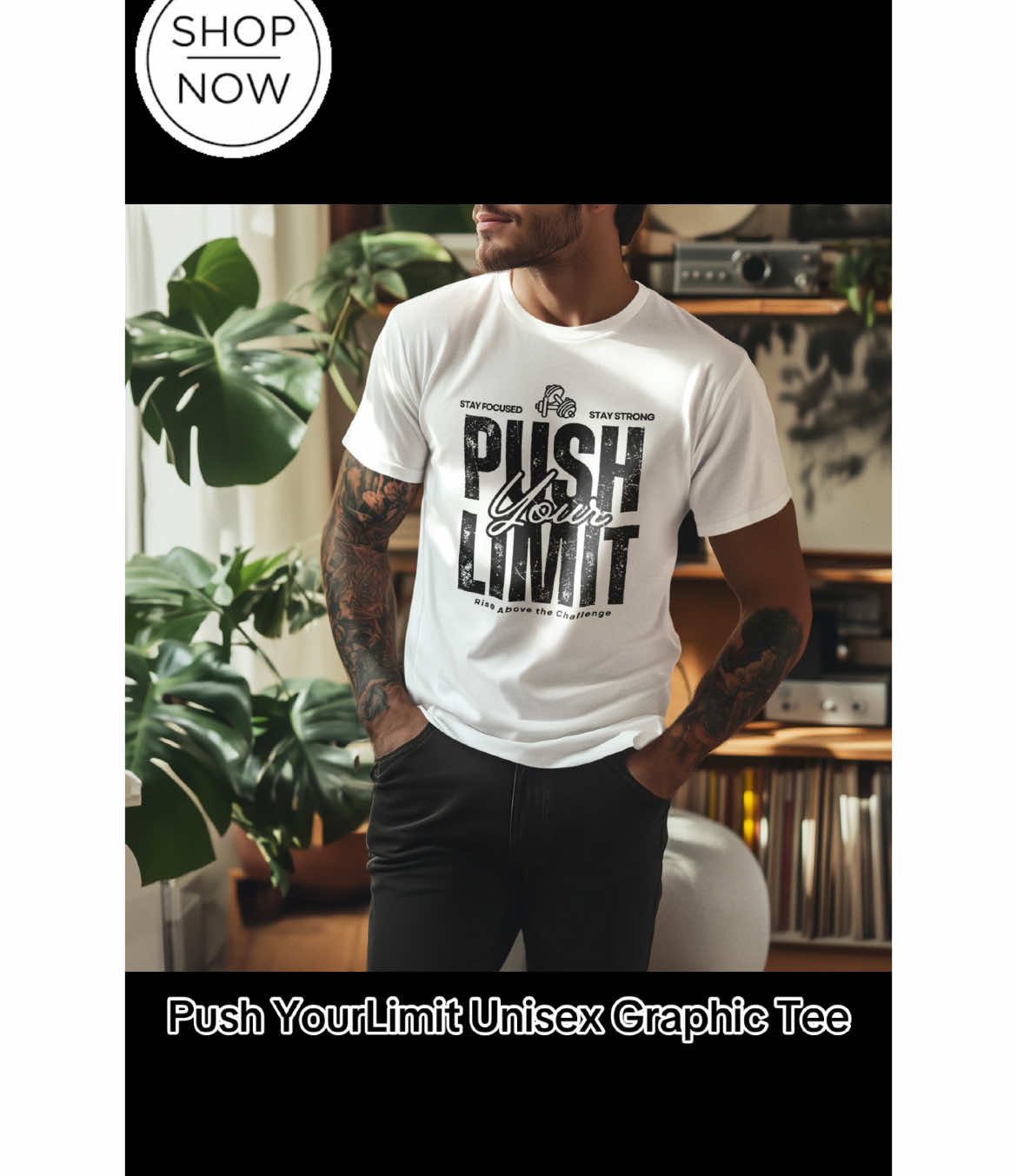 🚨 Push your limits with the ultimate urban vibe! 🚨 Our Push Your Limit Unisex Graphic Tee is here to elevate your streetwear game. 🔥 Perfect for anyone who’s ready to stand out, this tee blends bold style with unmatched comfort. 🖤 💥 Get 30% OFF with code SPRING at checkout! 🛒 Don’t miss out—this deal won’t last long.  #UrbanFashion #Streetwear #GraphicTee #PushYourLimits #UnisexStyle #StreetStyle #BoldFashion #ComfortMeetsStyle #GetTheLook #SpringSale #FashionDeal #ShopNow #StreetwearFashion #UrbanStyle #TrendyClothing #FashionForAll #OOTD
