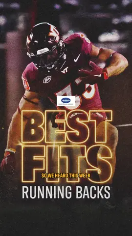 Best fits for Patriots at running back in 2025 NFL Draft 🗣️