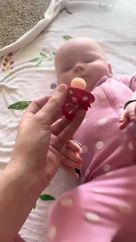Desperate times calls for desperate measures AKA teething paci’s #teethingbaby #teethinghacks #tiktokshopfinds #teethingpacifier #fyp #parentsoftiktok #momlife #momhacks #babyhack 