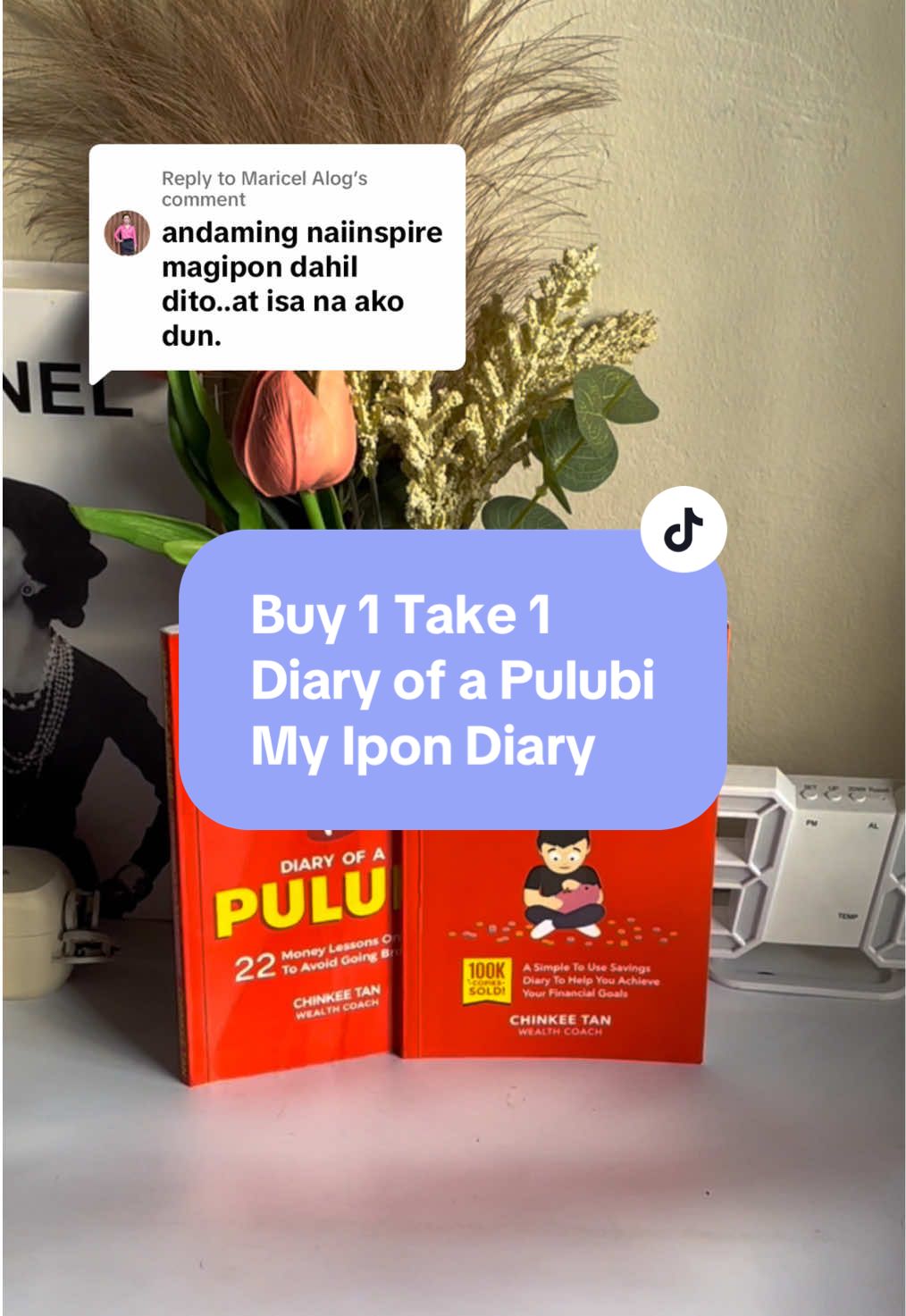 Replying to @Maricel Alog “the more you learn, the more you earn” 📚💵 #diaryofapulubi #myipondiary #ipon #wealthbook #fyp #foryoupage #chinkeetan 