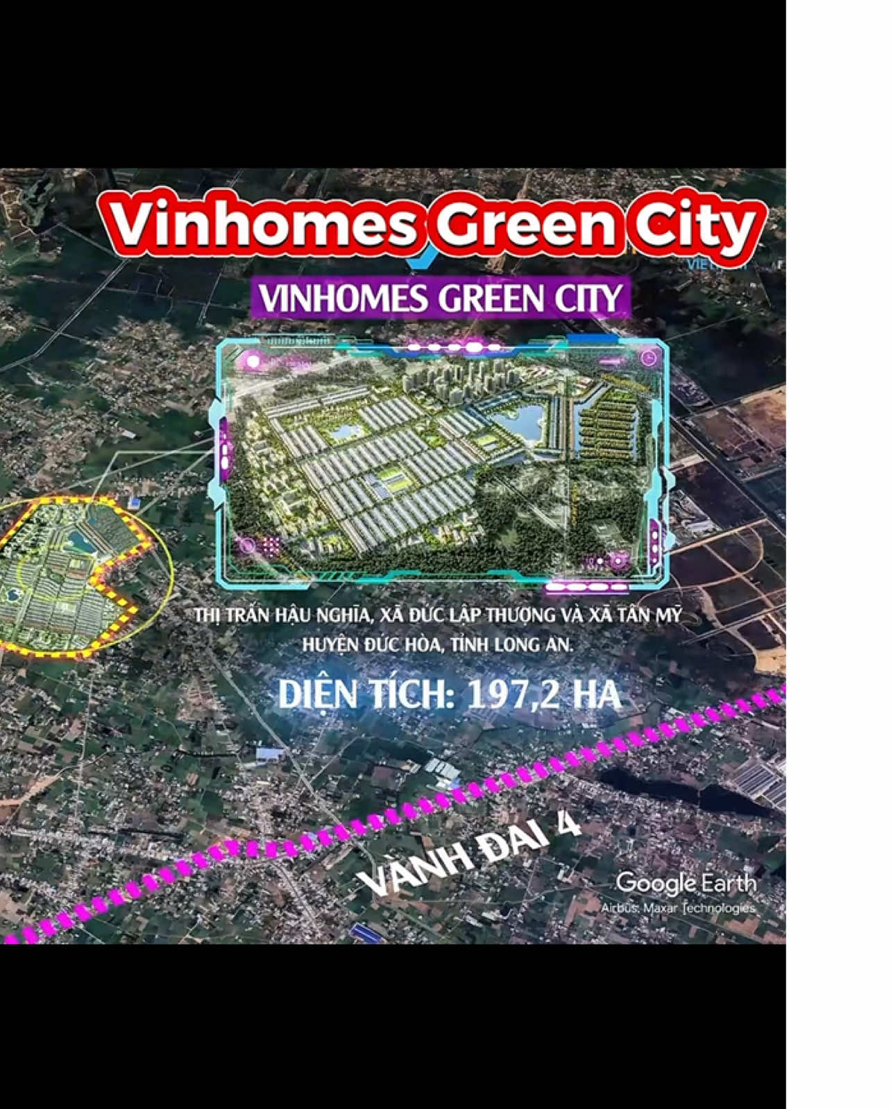 Vị trí Vinhomes Green City - Hậu Nghĩa - Đức Hòa - Long An  #vinhomesgreencity #vinhomeshaunghia #vinhomeslongan #haivinhomes #viraltiktok 