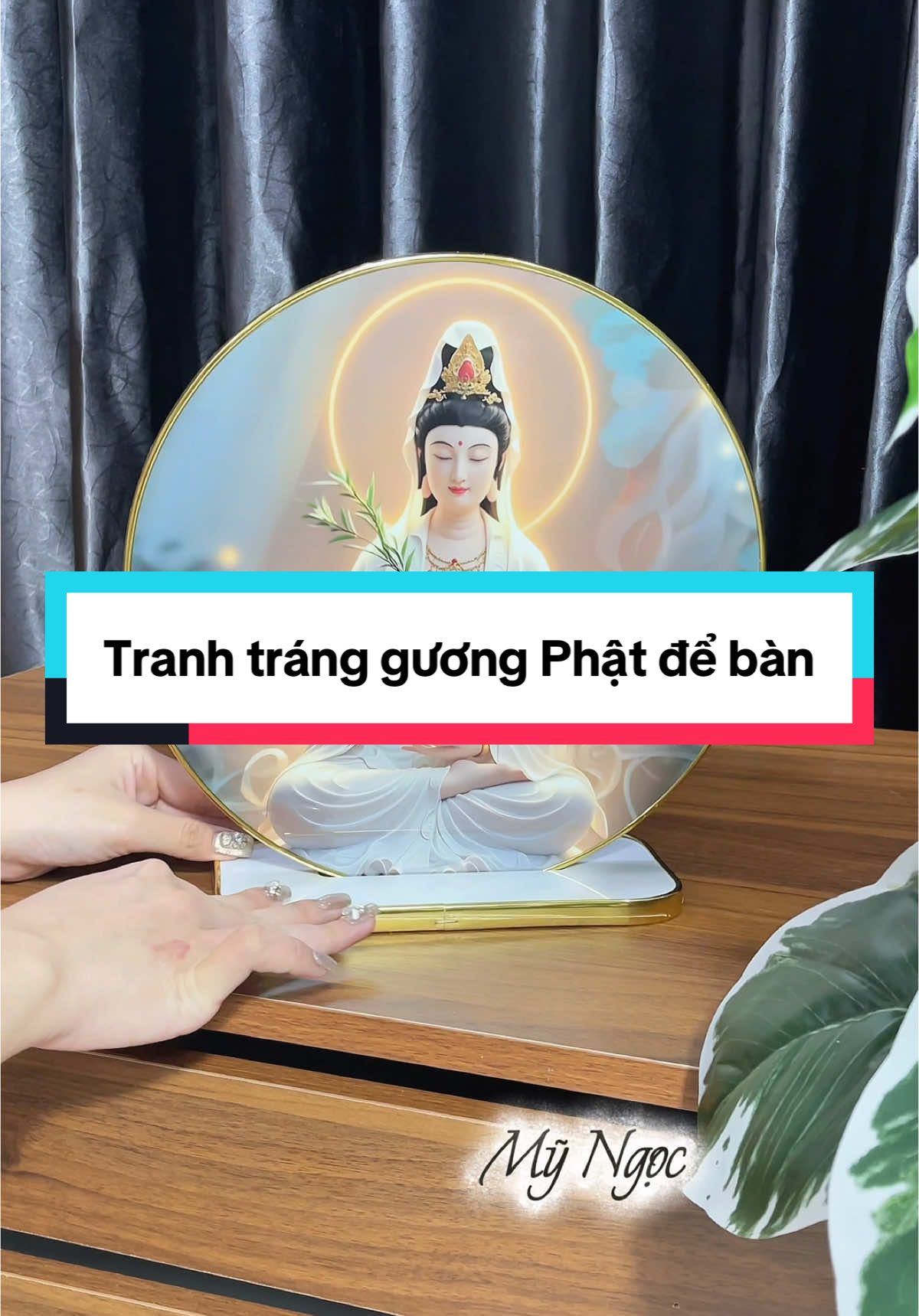 Tranh tráng gương Phật để bàn #hocphatmoingay #phatphapnhiemmau #phatgiao #tranhphat #tranhtrangguong 