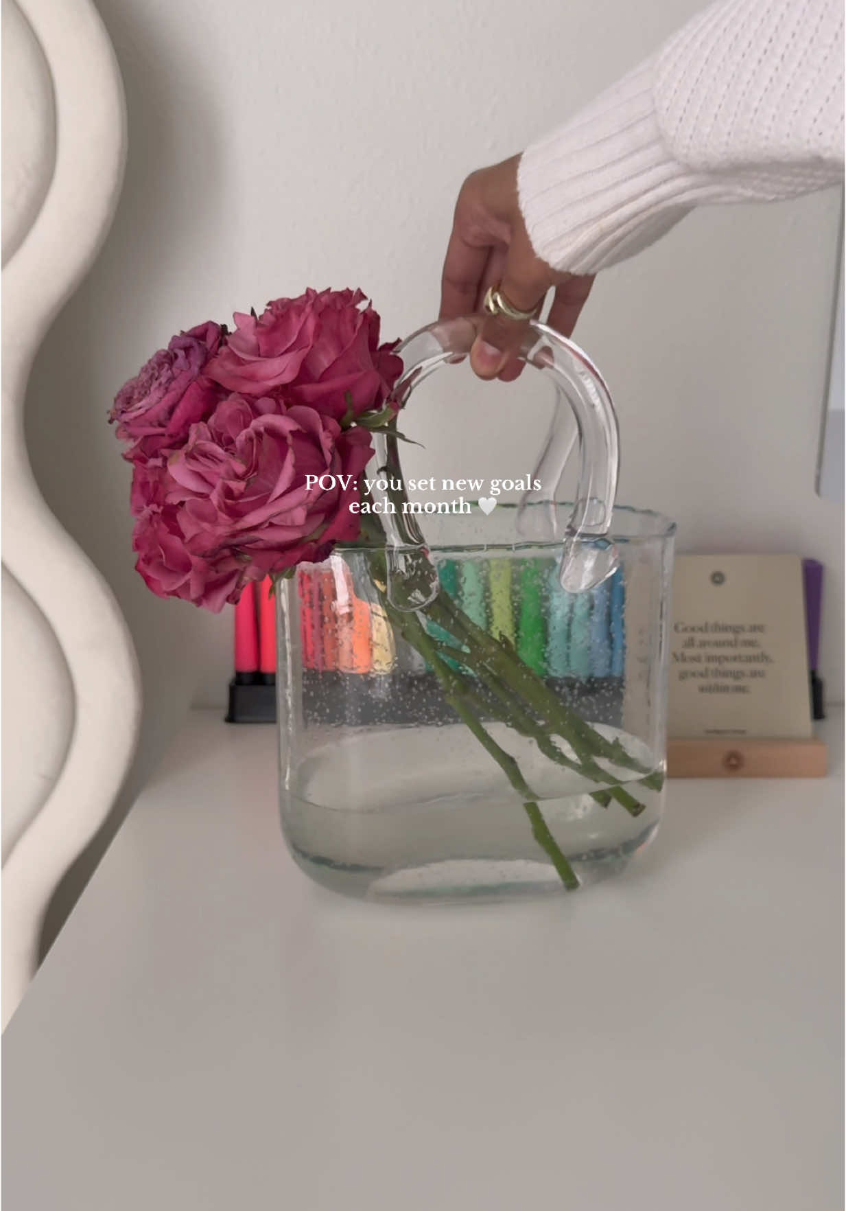 My favorite thing about starting a new month 🤍 happy April loves #newmonth #goalsetting #asmrhandwriting #asmrwritingsounds #planwithme #asmrplanwithme #foryou #newmonthnewgoals #newmonthvibes #fypage #aesthetics 