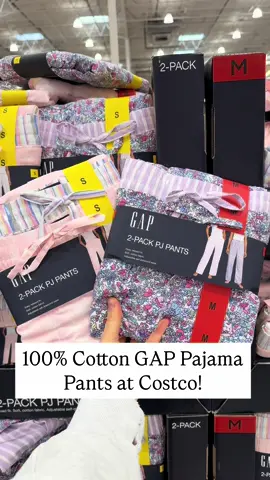100% Cotton GAP Pajama Pants at Costco! #costco_empties #costco #costcofinds #gap #pajamapants #pajamas #fyp #foryou #foryoupage 