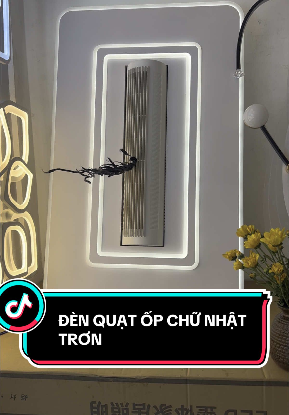Đèn Quạt Ốp Trần Trang Trí Điều Hoà Trang Trí Nội Thất #NhaDenHongCanh #xuhuongtiktok #quatopdieuhoa 
